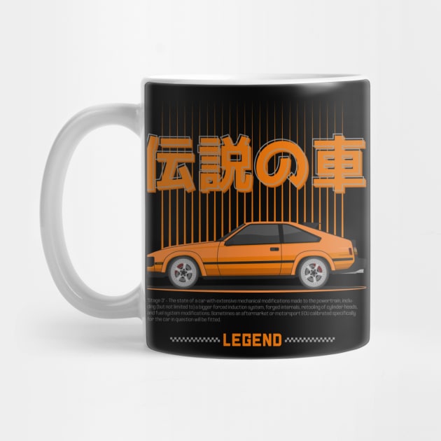 Tuner Orange A60 Celica Superior JDM by GoldenTuners